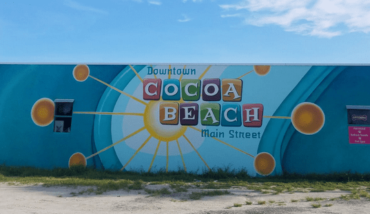 Downtown Cocoa Beach mural