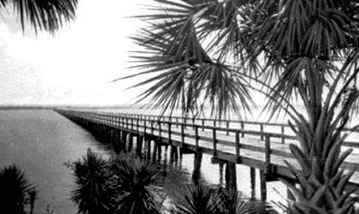 Termite Control Indialantic - Historic wooden bridge to Indialantic from before the Melbourne Causeway.